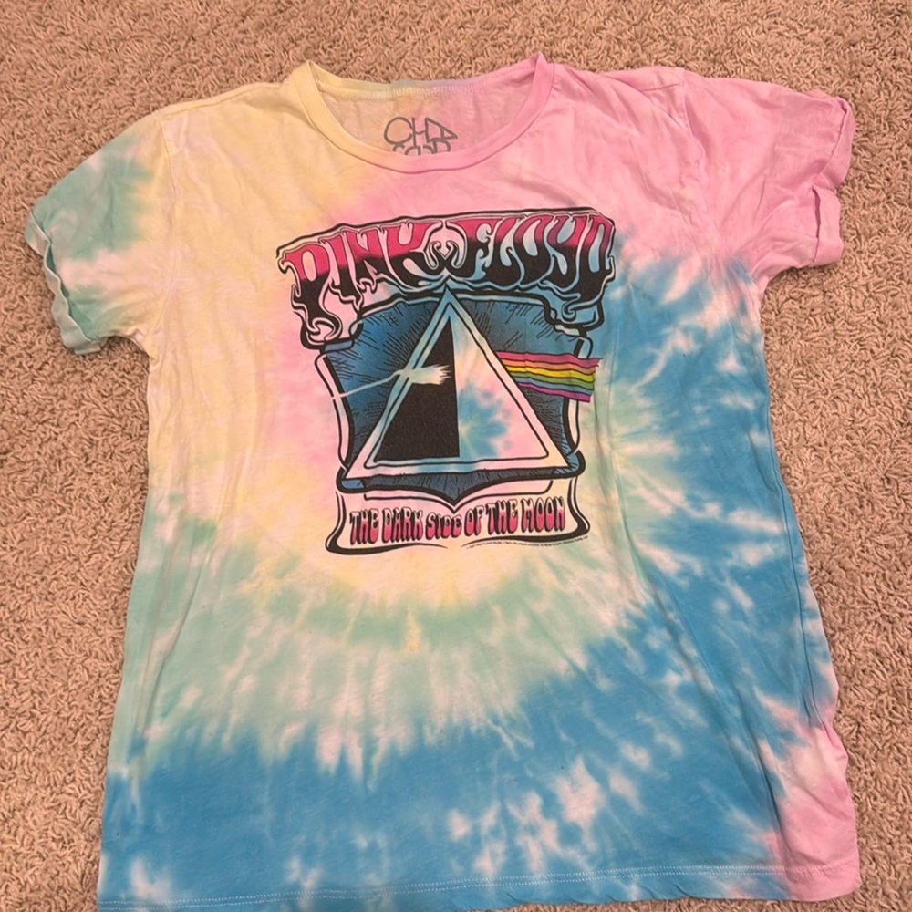 Chaser tie dye Pink Floyd T shirt